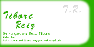tiborc reiz business card